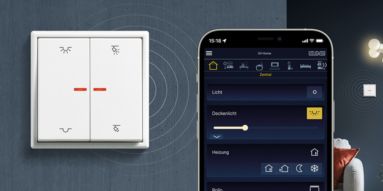 KNX RF Taster bei Elektro Engelhardt GmbH & Co. KG in Röttingen